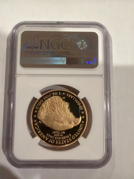 2022 W Eagle G$50 Early Release PF70 Ultra Cameo